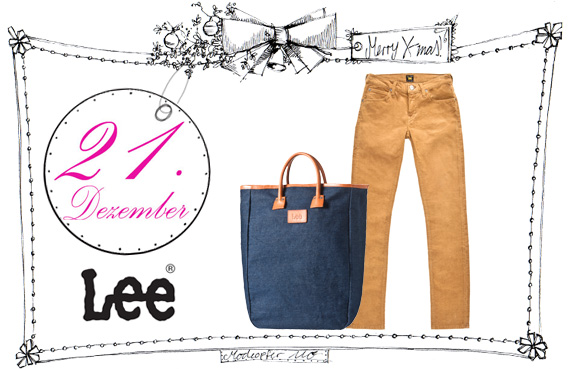 Gewinne einen Shopper und eine Cordhose von Lee