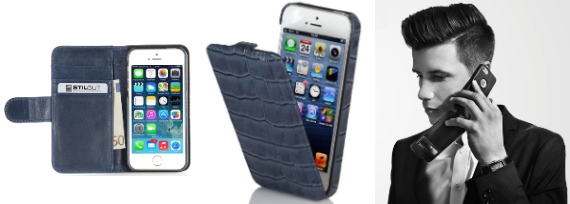 StilGut Kollektion Sommer 2014 smartphonecases in croco leder dunkelblau